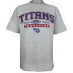NFL (CSA) - Tennessee Titans Football T-Shirt 2000 Large Vintage Retro Football