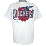 NBA (Logo 7) - Houston Rockets Basketball T-Shirt 1990s Large Vintage Retro Basketball