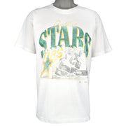 NHL (Try) - Dallas Stars Hockey Single Stitch T-Shirt 1990s Large Vintage Retro Football