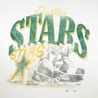 NHL (Try) - Dallas Stars Hockey Single Stitch T-Shirt 1990s Large Vintage Retro Football