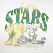 NHL (Try) - Dallas Stars Hockey Single Stitch T-Shirt 1990s Large Vintage Retro Football