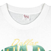 NHL (Try) - Dallas Stars Hockey Single Stitch T-Shirt 1990s Large Vintage Retro Football