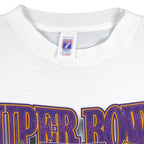 NFL (Logo 7) - Packers VS Patriots Super Bowl XXXI Tickets T-Shirt 1996 X-Large Vintage Retro Football