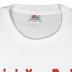 NHL (Sun Flag) - Canadiens Vs. Maple Leafs Brain On Drugs T-Shirt 1990s X-Large Vintage Retro Hockey