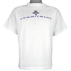NHL (Magic Johnson) - Florida Panthers Commitment T-Shirt 1990s X-Large Vintage Retro Hockey