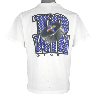 NHL (Magic Johnson) - Florida Panthers Commitment to win T-Shirt 1990s Medium