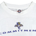 NHL (Magic Johnson) - Florida Panthers Commitment T-Shirt 1990s X-Large Vintage Retro Hockey