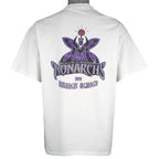 NBA (Power Pro) - Sacramento Monarchs Single Stitch T-Shirt 1999 Vintage Retro Basketball