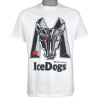 Vintage - Mississauga IceDogs Canada Hockey Team T-Shirt 1990s Large Vitage Retro Hockey