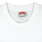 NHL (Nutmeg) - Pittsburgh Penguins, Stanley Cup Profile T-Shirt 1992 Large Vintage Retro Hockey