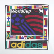 Adidas - World Cup USA Soccer Single Stitch T-Shirt 1994 Large Vintage Retro