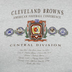 NFL (Nutmeg) - Cleveland Browns Central Division T-Shirt 1990s Large Vintage Retro Football