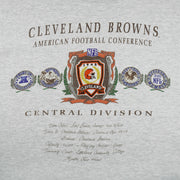NFL (Nutmeg) - Cleveland Browns Central Division T-Shirt 1990s Large Vintage Retro Football