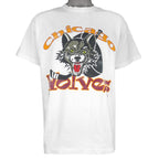 NHL (#1 Apparel) - Chicago Wolves Single Stitch T-Shirt 1990s X-Large Vintage Retro Hockey