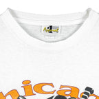 NHL (#1 Apparel) - Chicago Wolves Single Stitch T-Shirt 1990s X-Large Vintage Retro Hockey