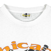 NHL (#1 Apparel) - Chicago Wolves Single Stitch T-Shirt 1990s X-Large Vintage Retro Hockey