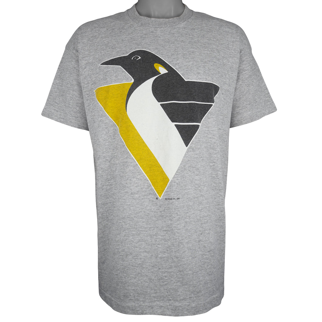 NHL (Salem) - Pittsburgh Penguins Big Logo T-Shirt 1994 X-Large Vintage Retro Hockey