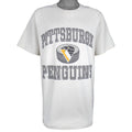 NHL (Pro Player) - Pittsburgh Penguins Big Spell-Out T-Shirt 1990s Large Vintage Retro Hockey