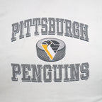 NHL (Pro Player) - Pittsburgh Penguins Big Spell-Out T-Shirt 1990s Large Vintage Retro Hockey