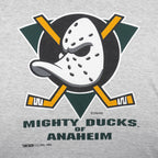 NHL (Trench) - Mighty Ducks Of Anaheim T-Shirt 1993 Medium Vintage Retro Hockey