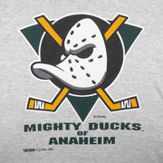 NHL (Trench) - Mighty Ducks Of Anaheim T-Shirt 1993 Medium Vintage Retro Hockey