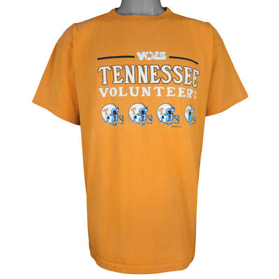 NCAA (Castaways) - Tennessee Volunteers Helmets T-Shirt 1990s X-Large