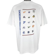 NHL (Hanes) - Labatt Blue Sponsor Western Conference Team T-Shirt 2001 X-Large Vintage Retro Hockey