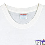 NHL (Hanes) - Labatt Blue Sponsor Western Conference Team T-Shirt 2001 X-Large Vintage Retro Hockey