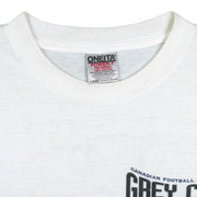 CFL (Oneita) - BC Lions Vs Baltimore Stallions Grey Cup Champions T-Shirt 1994 X-Large Vintage Retro Football
