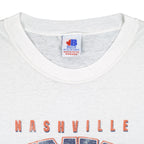 NHL (Bulletin Athletic) - Nashville Predators Spell-Out T-Shirt 1990s OSFA Vintage Retro Hockey