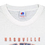 NHL (Bulletin Athletic) - Nashville Predators Spell-Out T-Shirt 1990s OSFA Vintage Retro Hockey