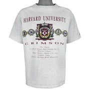 NCAA (Nutmeg) - Harvard University Crimson Collegiate Pride T-Shirt 1990s Large Vintage Retro
