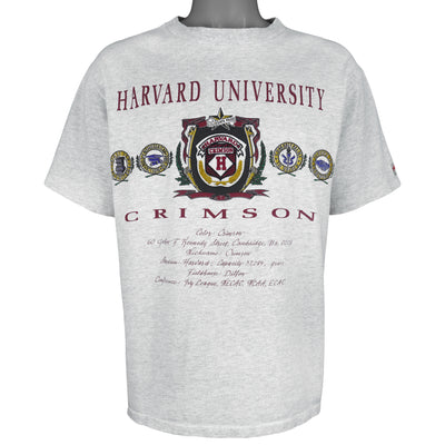 NCAA (Nutmeg) - Harvard University Crimson Collegiate Pride T-Shirt 1990s Large