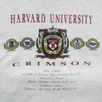 NCAA (Nutmeg) - Harvard University Crimson Collegiate Pride T-Shirt 1990s Large Vintage Retro