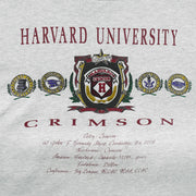 NCAA (Nutmeg) - Harvard University Crimson Collegiate Pride T-Shirt 1990s Large Vintage Retro
