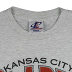 Vintage IHL (Logo Athletic) - Kansas City Blades T-Shirt 1990s Medium in gray