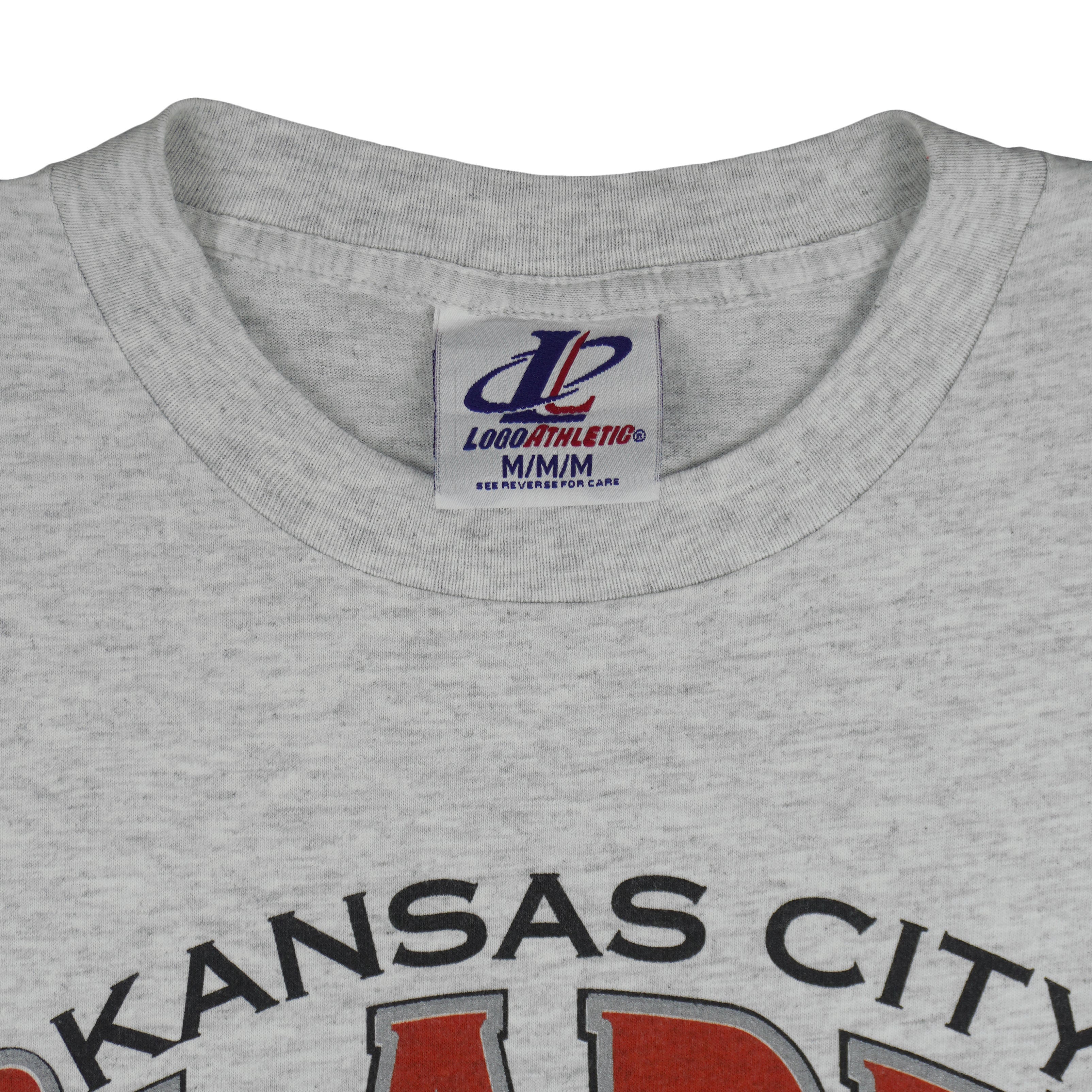 Vintage IHL (Logo Athletic) - Kansas City Blades T-Shirt 1990s Medium in gray