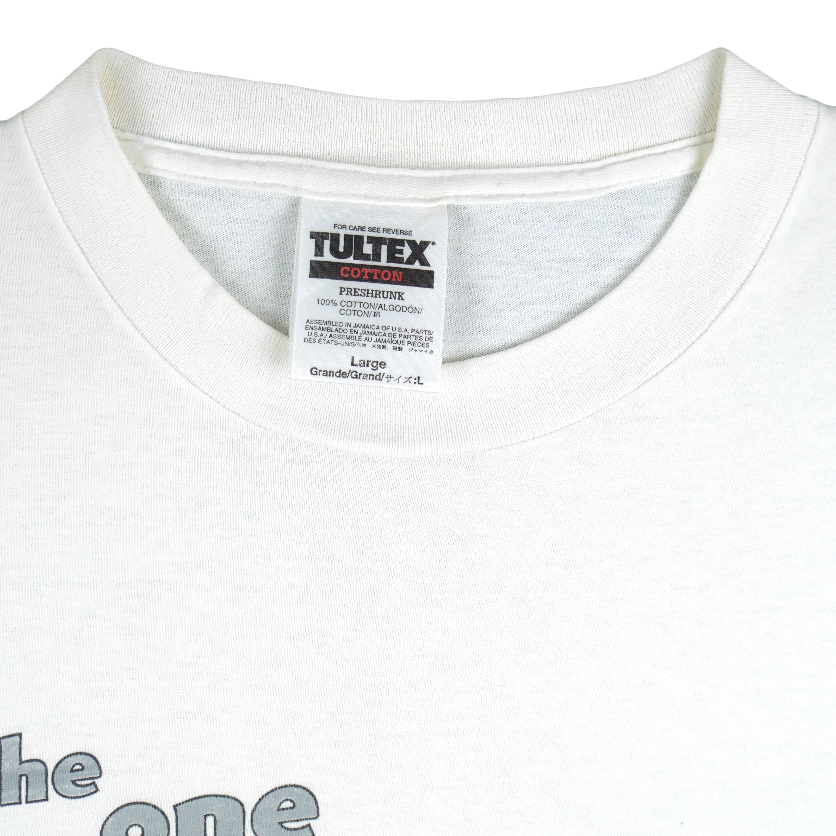 Vintage (Tultex) - King Of The Hill, The One With the Most Lawn Tools Wins! T-Shirt 1998 Large Vintage Retro