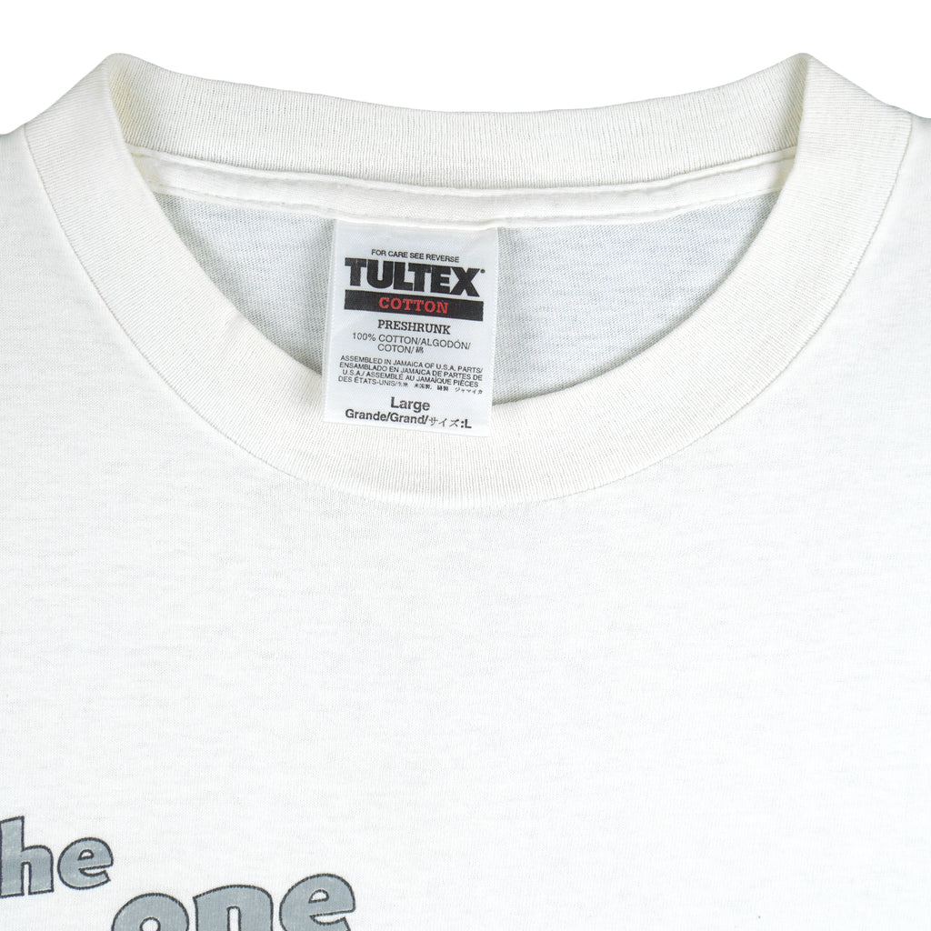 Vintage (Tultex) - King Of The Hill, The One With the Most Lawn Tools Wins! T-Shirt 1998 Large Vintage Retro