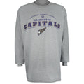 NHL (Lee) - Washington Capitals Long Sleeve Shirt 1990s X-Large Vintage Retro Hockey