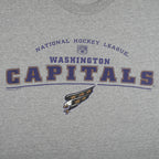 NHL (Lee) - Washington Capitals Long Sleeve Shirt 1990s X-Large Vintage Retro Hockey