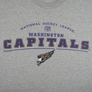 NHL (Lee) - Washington Capitals Long Sleeve Shirt 1990s X-Large Vintage Retro Hockey