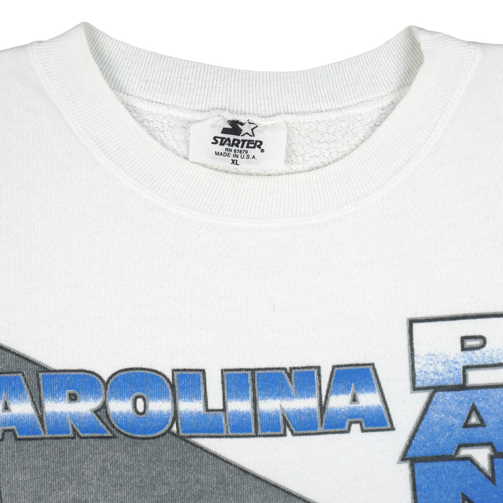Starter - Carolina Panthers Crew Neck Sweatshirt 1993 X-Large Vintage Retro Football