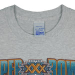 NFL (Salem) - Cowboys VS Steelers Super Bowl Champions Tickets T-Shirt 1996 Medium Vintage Retro Football