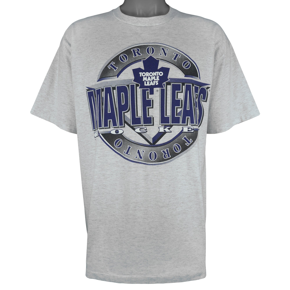 NHL (Giardini) - Toronto Maple Leafs Single Stitch T-Shirt 1990s Large Vintage Retro Hockey