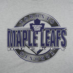 NHL (Giardini) - Toronto Maple Leafs Single Stitch T-Shirt 1990s Large Vintage Retro Hockey