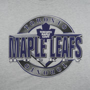 NHL (Giardini) - Toronto Maple Leafs Single Stitch T-Shirt 1990s Large Vintage Retro Hockey