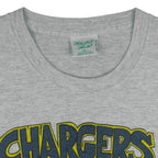 NFL (Unbalanced) - San Diego Chargers Caricature T-Shirt 1991 X-Large Vintage Retro Football