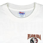 NCAA (Hanes) - Florida State Seminoles Beat The Clock T-Shirt 1995 Large Vintage Retro