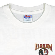 NCAA (Hanes) - Florida State Seminoles Beat The Clock T-Shirt 1995 Large Vintage Retro